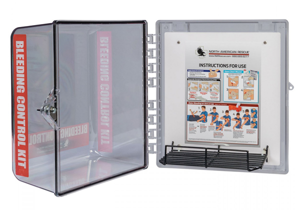 Public Access Bleeding Control Clear Wall Case