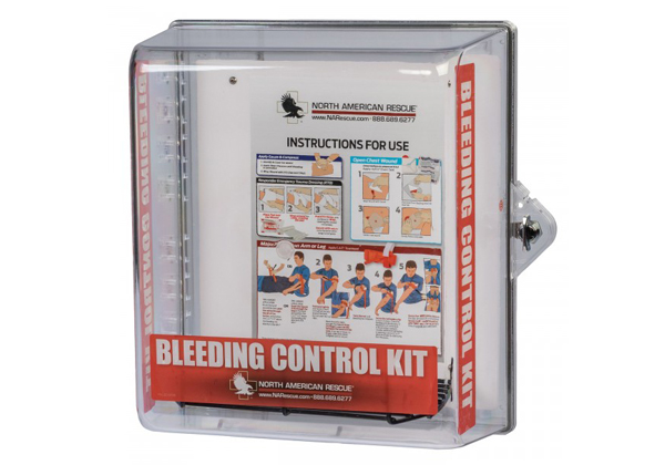 Public Access Bleeding Control Clear Wall Case