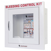 Public Access Bleeding Control Semi-Recessed Metal Wall Case